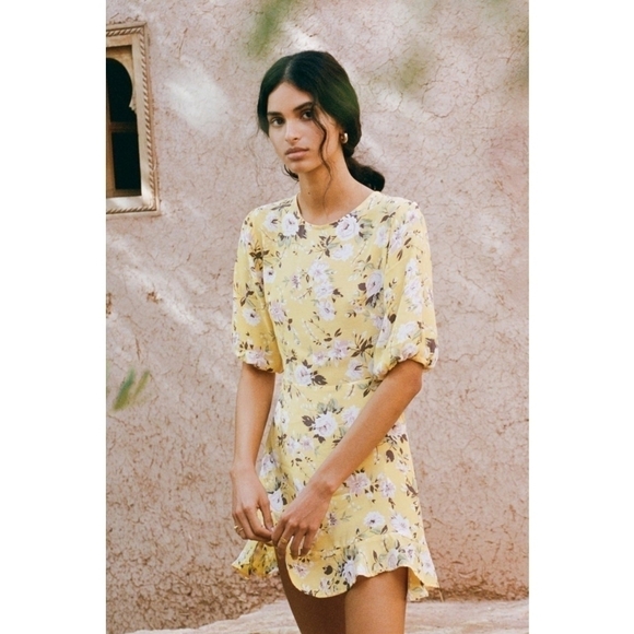 Faithfull The Brand Floral Jeanette Mini Dress - Picture 2 of 10